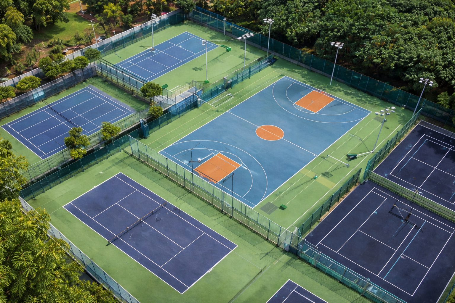 sports flooring expertise in acrylic PU EPDM PVC wooden and PP tile systems by YNextGen