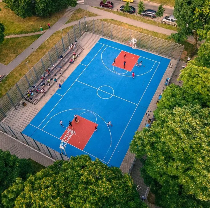 Multi-Sports Court with Special Coatings 🏀🎾