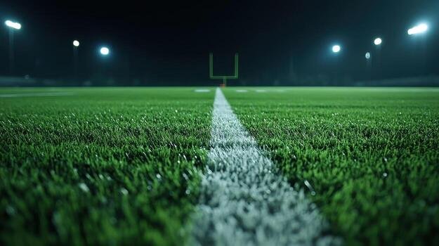 football turf ground artificial grass field construction India night lighting