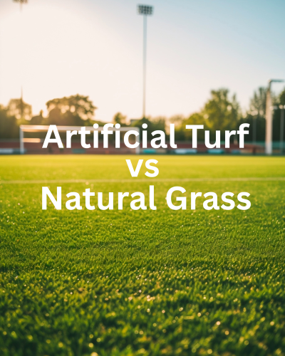 Artificial turf vs natural grass comparison for sports fields in India
