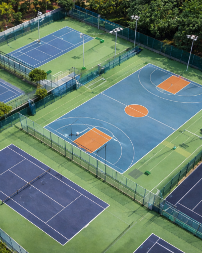 sports flooring expertise in acrylic PU EPDM PVC wooden and PP tile systems by YNextGen