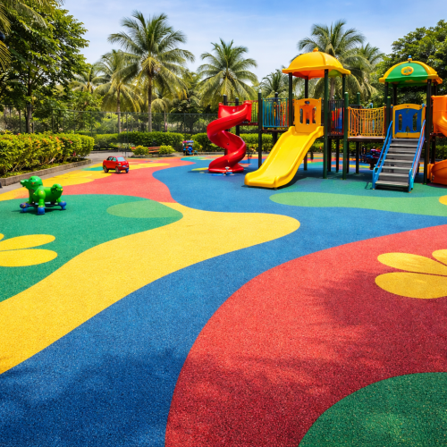epdm rubber flooring for sports courts and playgrounds by YNextGen