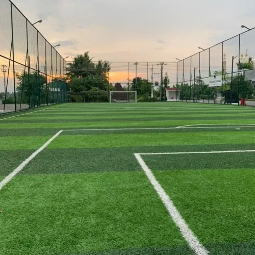 Football turf in Dehradun Uttarakhand by YNextGen Sports Infra with high-quality synthetic grass