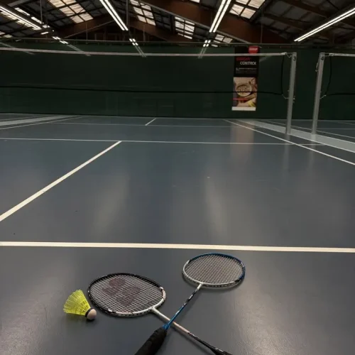 badminton court flooring and indoor court installation by Y Next Gen India