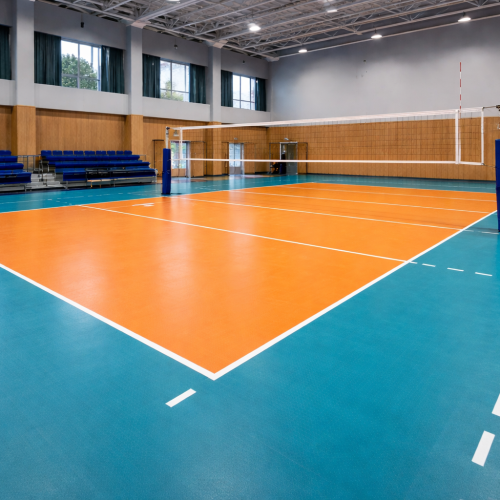 wooden sports flooring for indoor courts by YNextGen